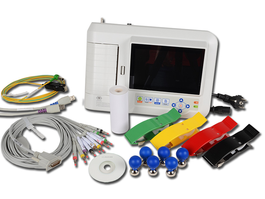 Electrocardiógrafo Contec ECG 600G 6 Canales - Imagen 3