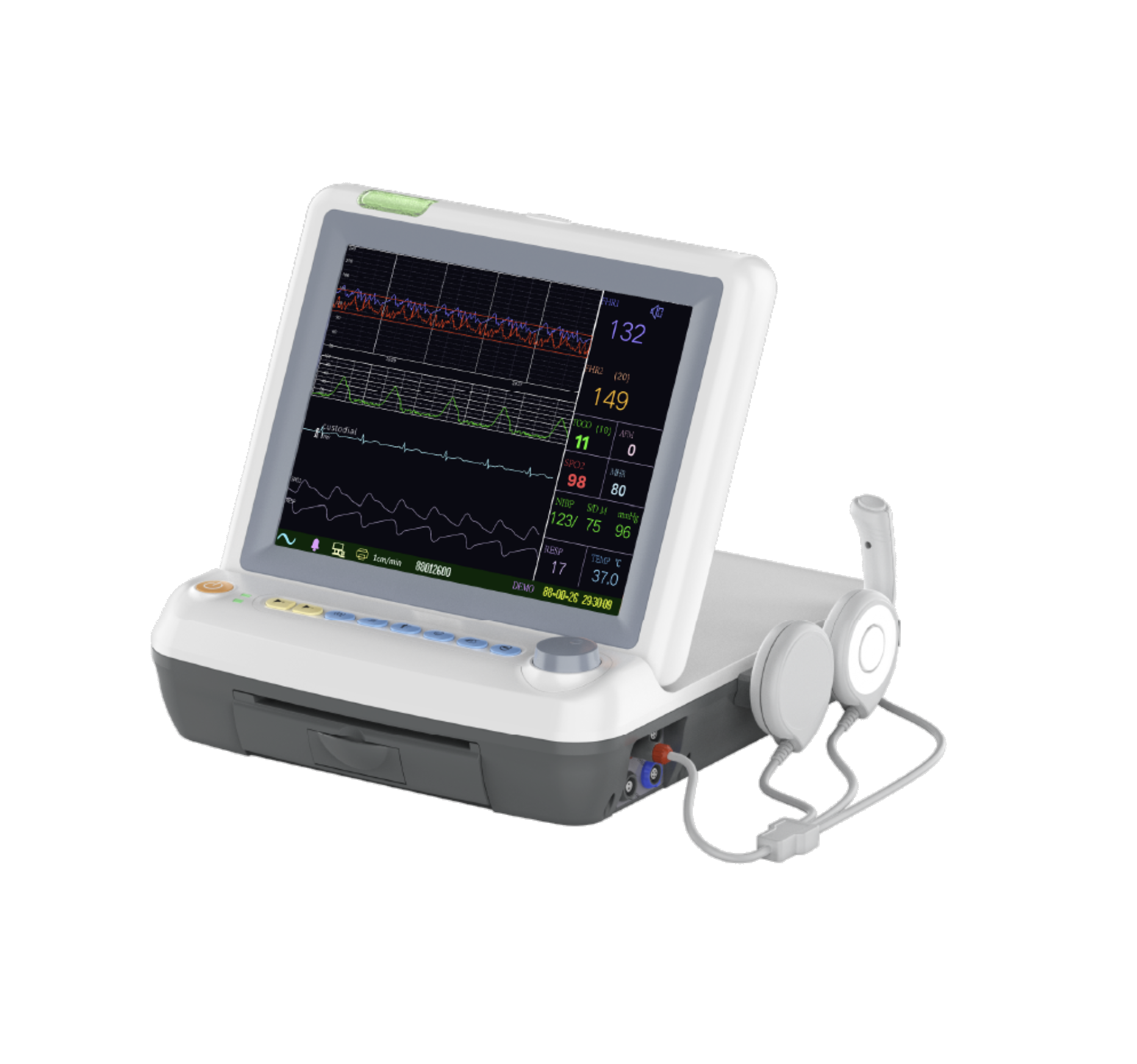 Monitor Cardio Fetal Jumper 300P config 4 parámetros