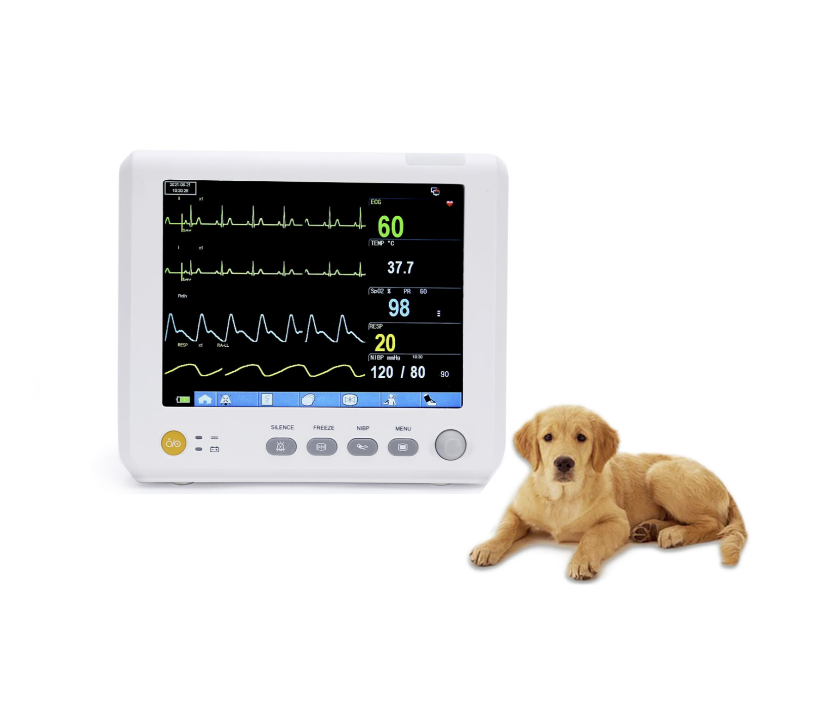 Monitor Multiparámetro Veterinario Meditech VM9