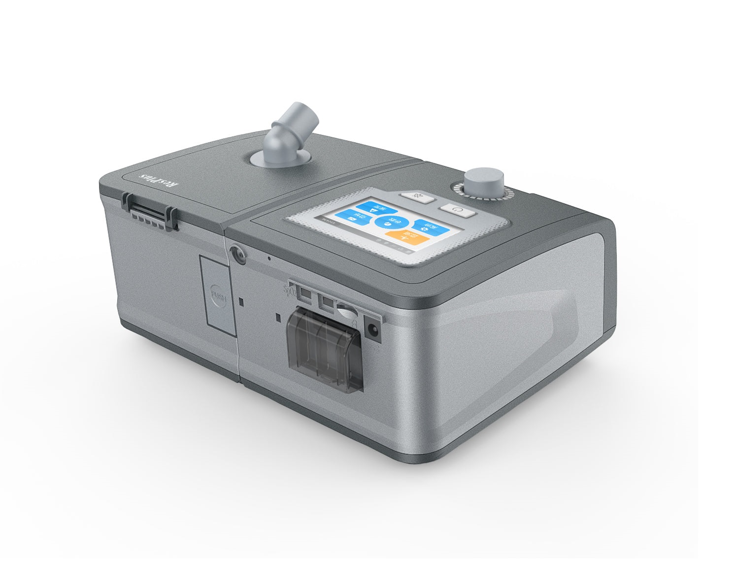 BIPAP ResPlus 30P Set completo incluye mascarilla a elección, manguera corrugada, humedificador - Imagen 4