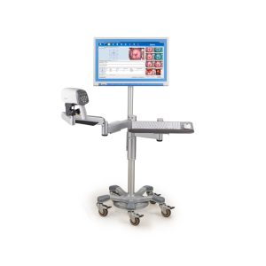 Colposcopio / Video Colposcopio EDAN C6A HD y Soporte con brazo oscilante y bandeja para PC, incluye monitor de 15" de uso médico