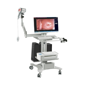 Colposcopio / Video Colposcopio KERNEL KN-2200I y Soporte con brazo oscilante y bandeja para PC, incluye monitor de 15″ de uso médico