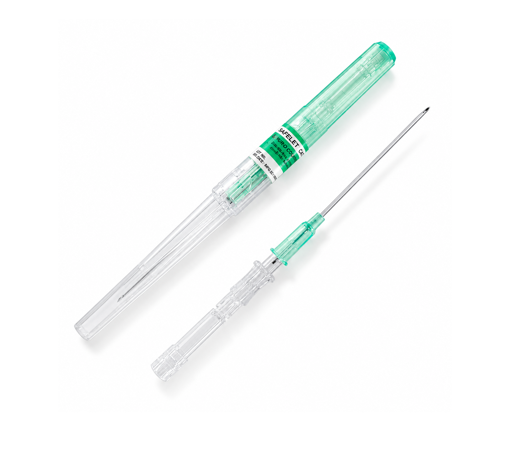 Bránulas / Catéter intravenoso tipo lápiz Leitner Medical 14G al 24G caja x 100 unid