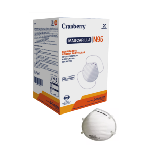 Mascarillas N95 NIOSH USA Maskin caja x 20 unid