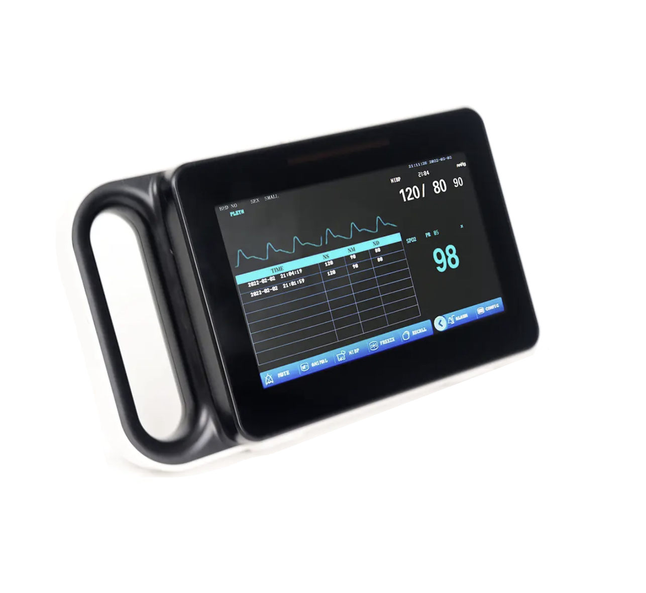 Monitor Meditech M7 Pro Multiparámetro con Pantalla Touch Screen