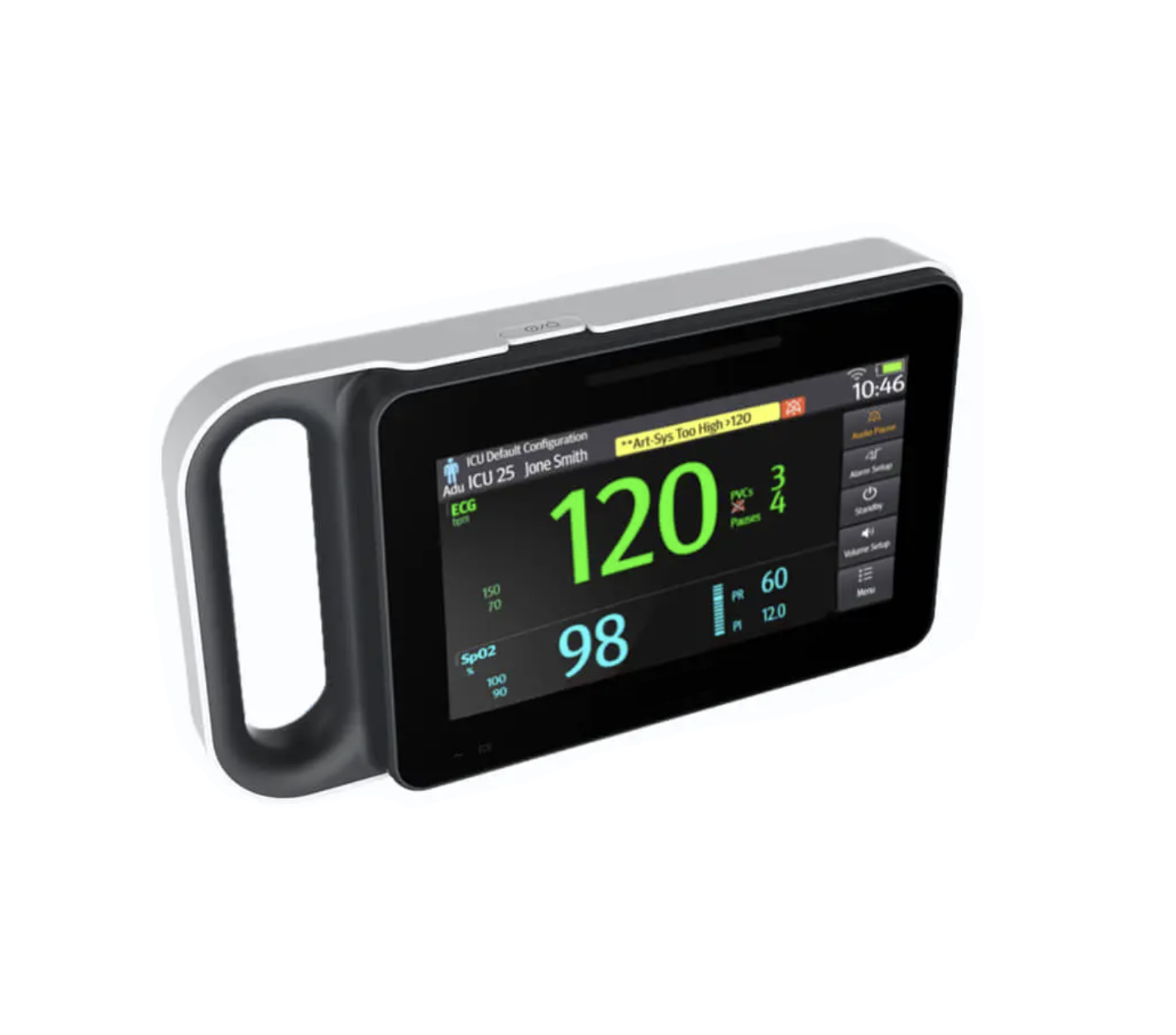 Monitor Meditech M7 Pro Multiparámetro con Pantalla Touch Screen - Imagen 3