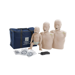 Set de Maniquíes / Fantomas RCP Prestan Profesional Adulto, Niño y Lactante con monitor