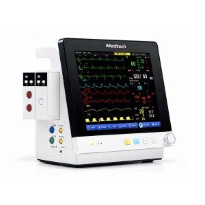 Monitor Multiparámetro Meditech E15 Pro + ETCO2 (Capnógrafo) batería hasta para 3 hrs uso portátil